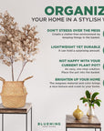 Wicker Seagrass Planter - From Where - 
