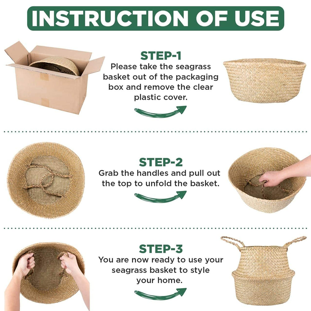 Wicker Seagrass Planter - From Where - 