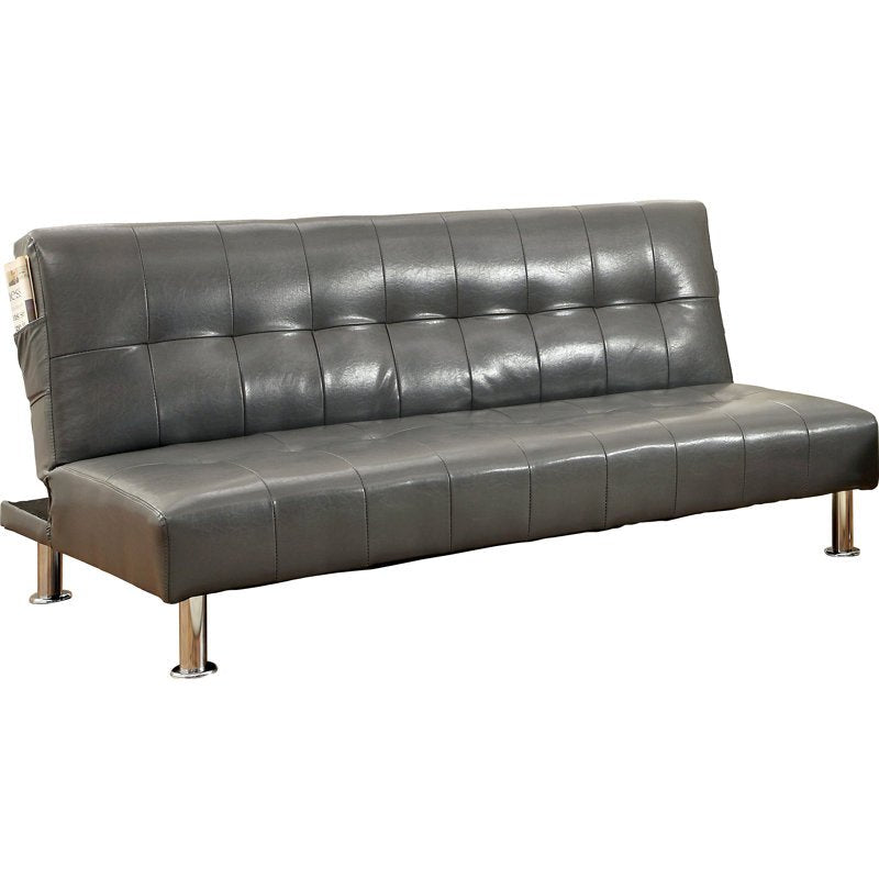 Wide Faux Tufted Back Sofa - From Where - 