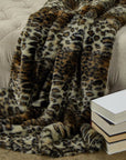 Wild Leopard Handmade Throw Blanket - From Where - 