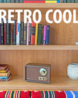 Willow Retro Wood Bluetooth Radio - From Where - 