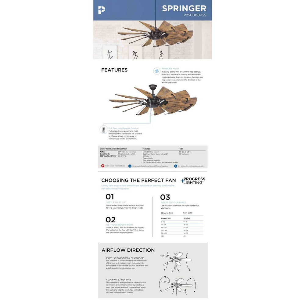 Windmill Farmhouse Ceiling Fan - From Where - 