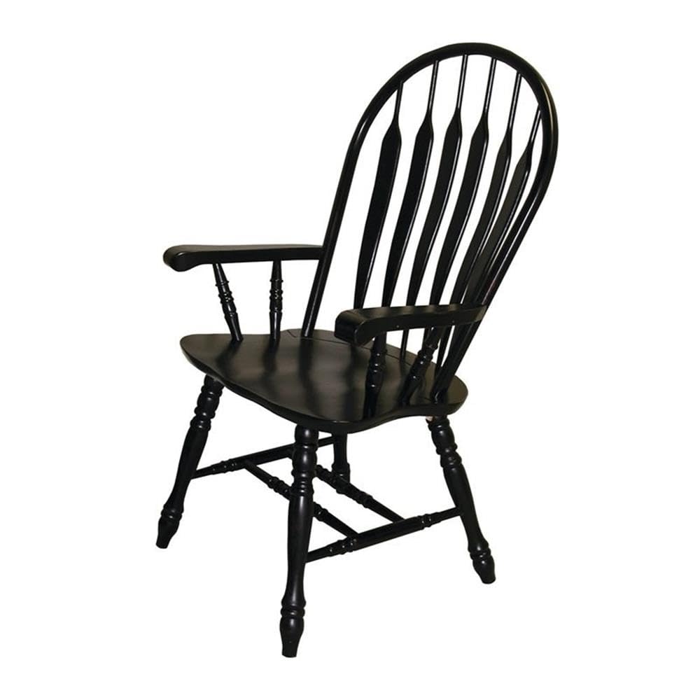 Windsor Dining Chair with Arms - From Where - 