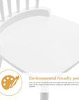 Windsor White Dining Chairs (Set of 4) - From Where - 