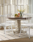 Windsor White Dining Chairs (Set of 4) - From Where - 