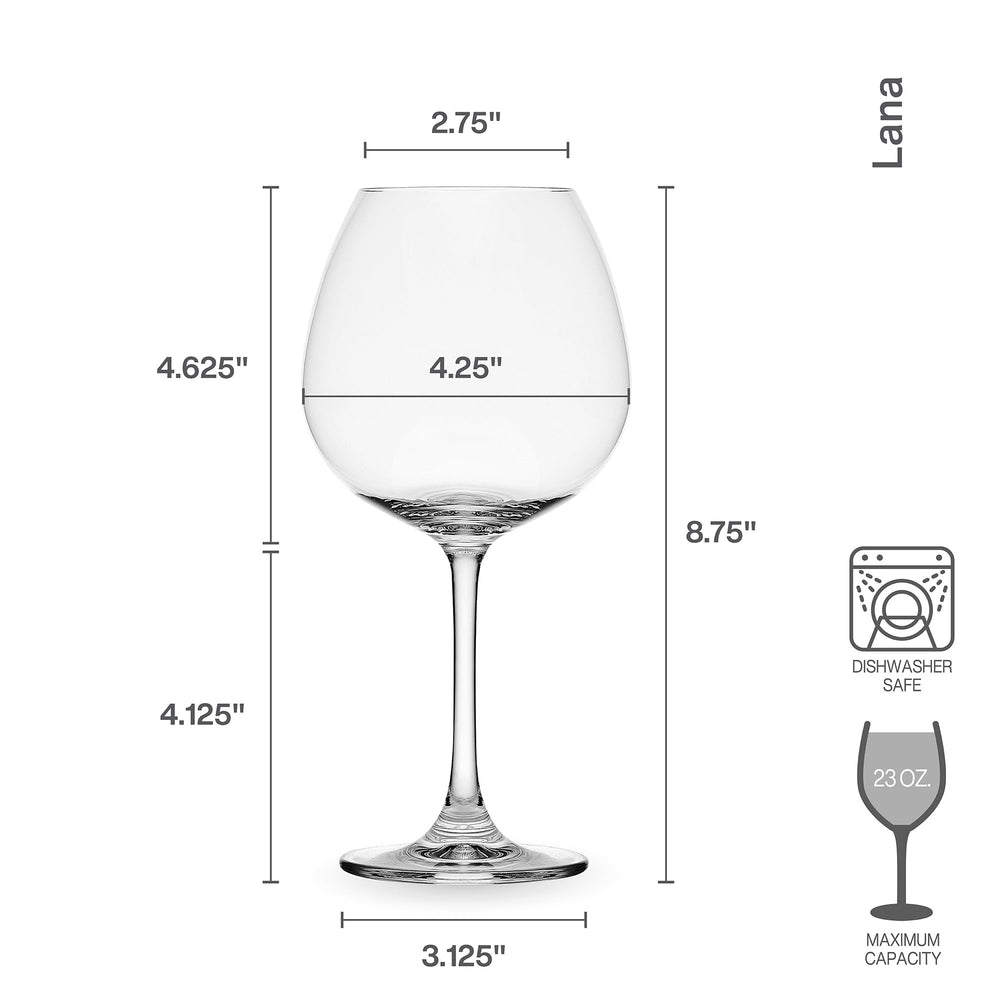 Wine Balloon Glasses (Set of 4) - From Where - 