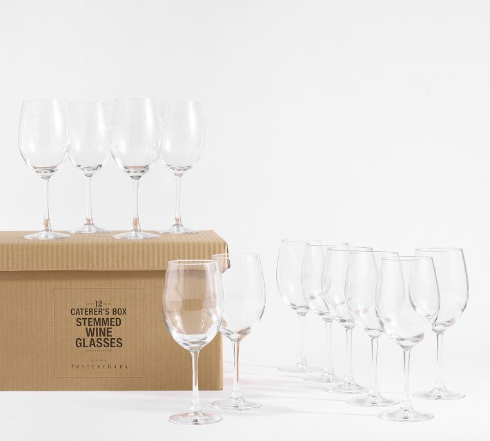 Wine Stem Glasses (Set of 12) - From Where - 