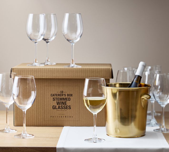 Wine Stem Glasses (Set of 12) - From Where - 
