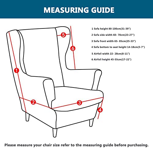 Wing Chair Decorative Slipcover - From Where - 