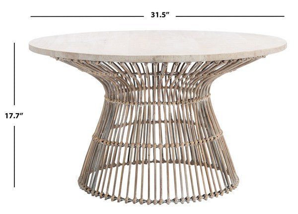 Winnie Coffee Table, Whitewash - From Where - 