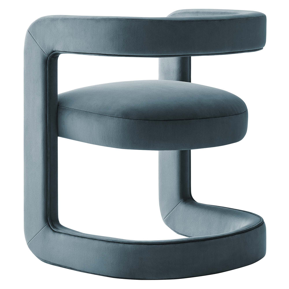 Winslow Velvet Barrel Accent Chair - From Where Finds - 