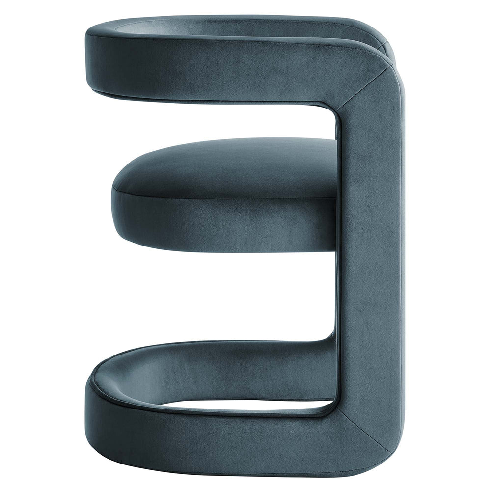 Winslow Velvet Barrel Accent Chair - From Where Finds - 
