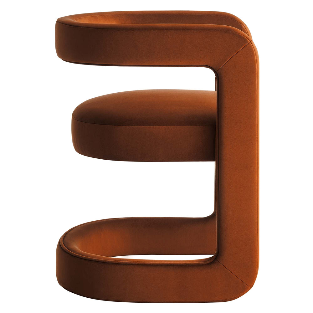 Winslow Velvet Barrel Accent Chair - From Where Finds - 