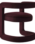Winslow Velvet Barrel Accent Chair - From Where Finds - 