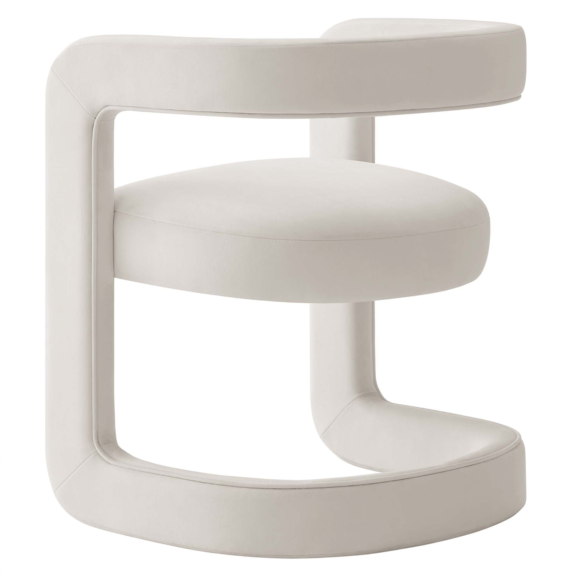 Winslow Velvet Barrel Accent Chair - From Where Finds - 