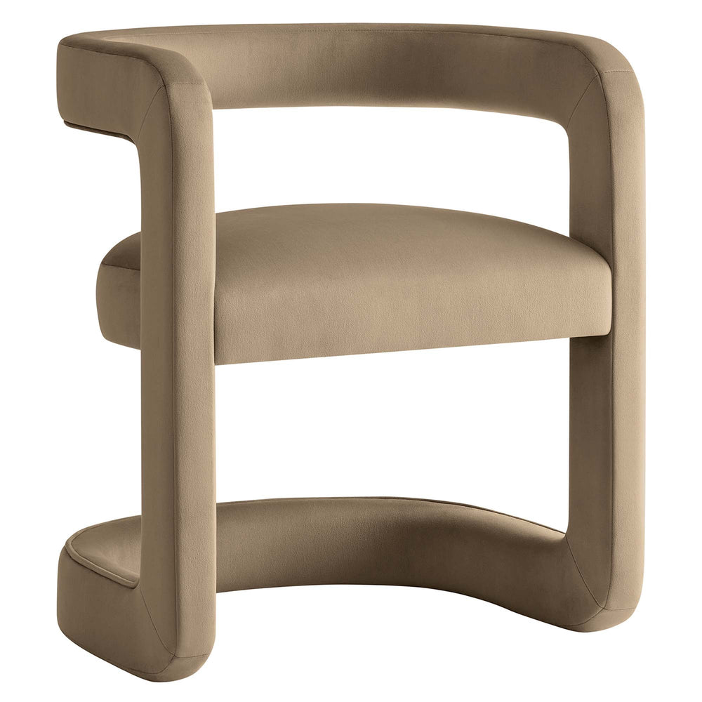 Winslow Velvet Barrel Accent Chair - From Where Finds - 