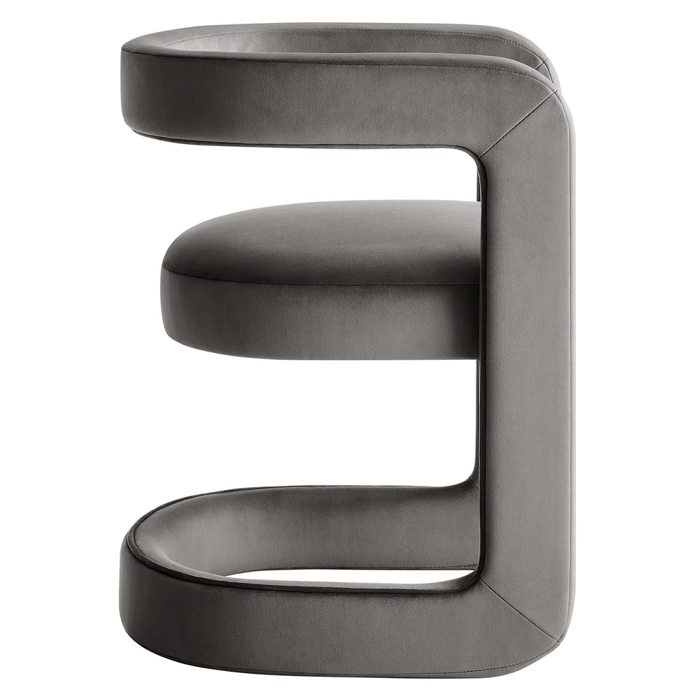 Winslow Velvet Barrel Accent Chair - From Where Finds - 