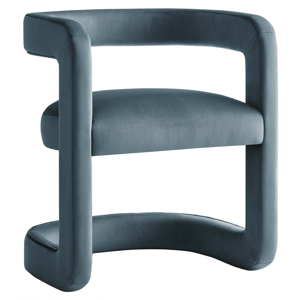 Winslow Velvet Barrel Accent Chair - From Where Finds - 