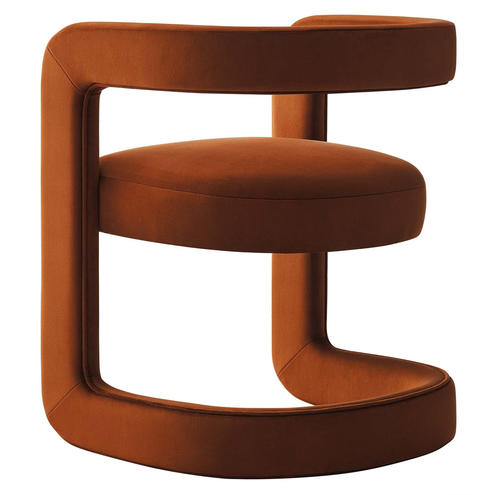 Winslow Velvet Barrel Accent Chair - From Where Finds - 