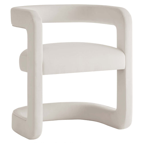 Winslow Velvet Barrel Accent Chair - From Where Finds - 