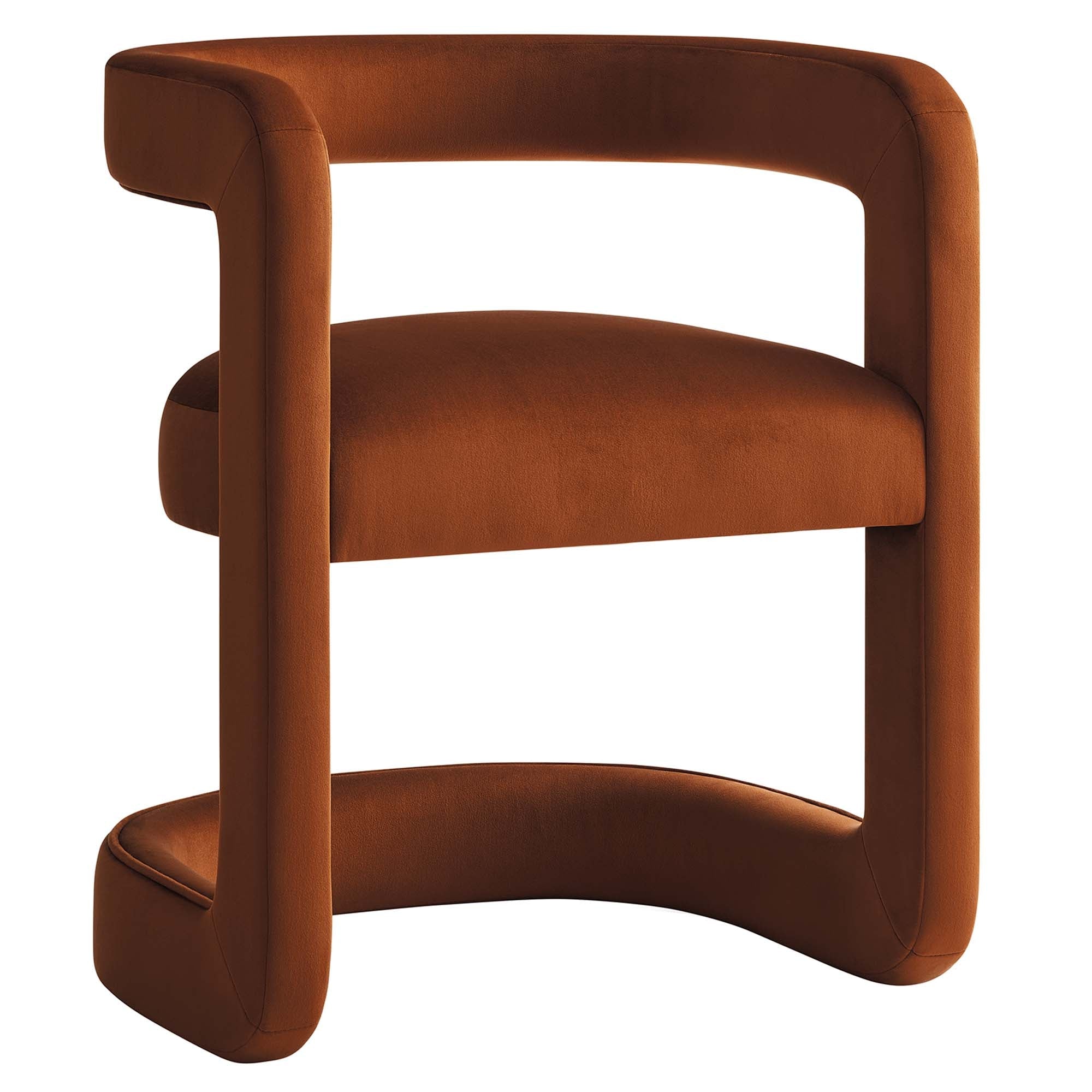 Winslow Velvet Barrel Accent Chair - From Where Finds - 