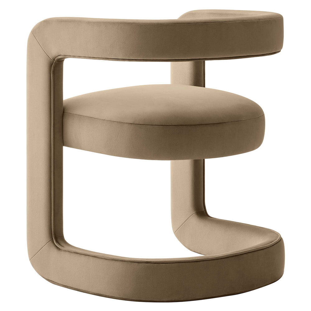 Winslow Velvet Barrel Accent Chair - From Where Finds - 