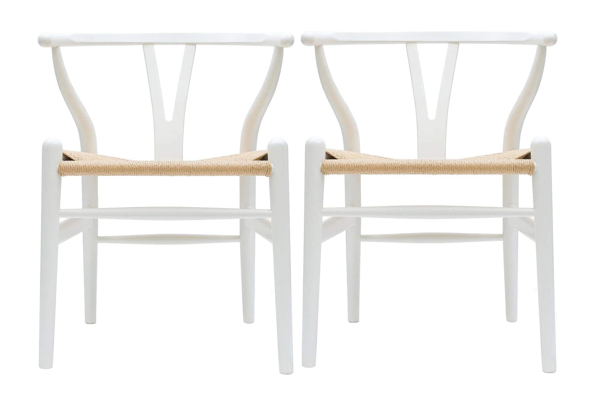 Wishbone Wood Armchairs (Set of 2) - From Where - 