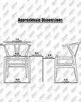 Wishbone Wood Armchairs (Set of 2) - From Where - 