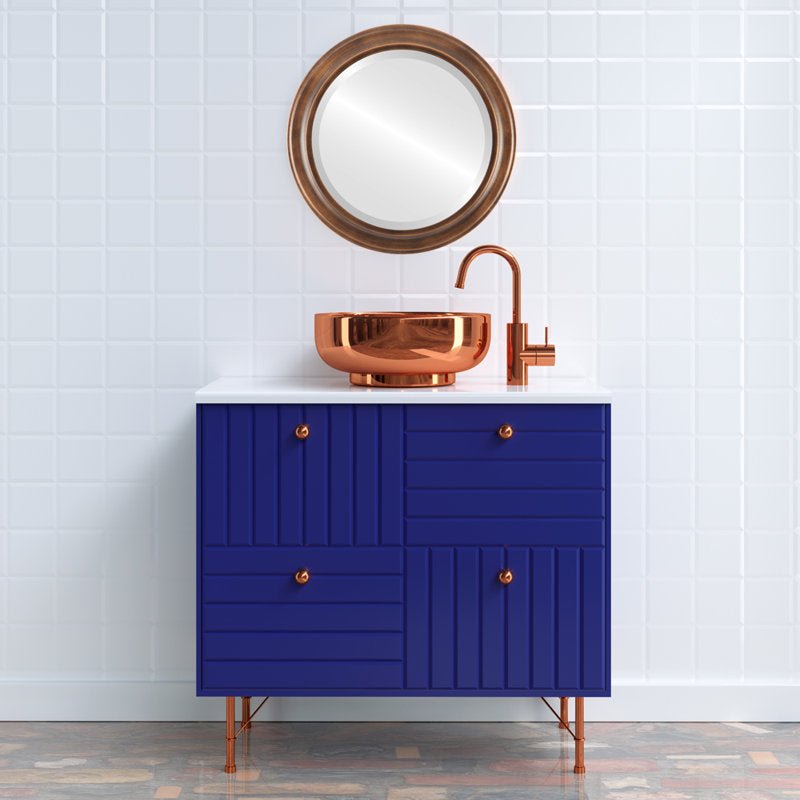 Witham Wood Flat Wall Mirror - From Where - 