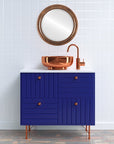 Witham Wood Flat Wall Mirror - From Where - 