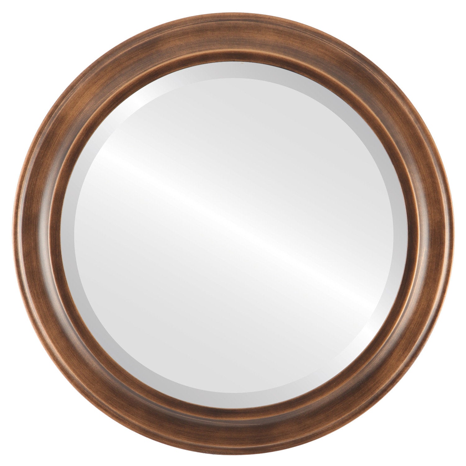 Witham Wood Flat Wall Mirror - From Where - 