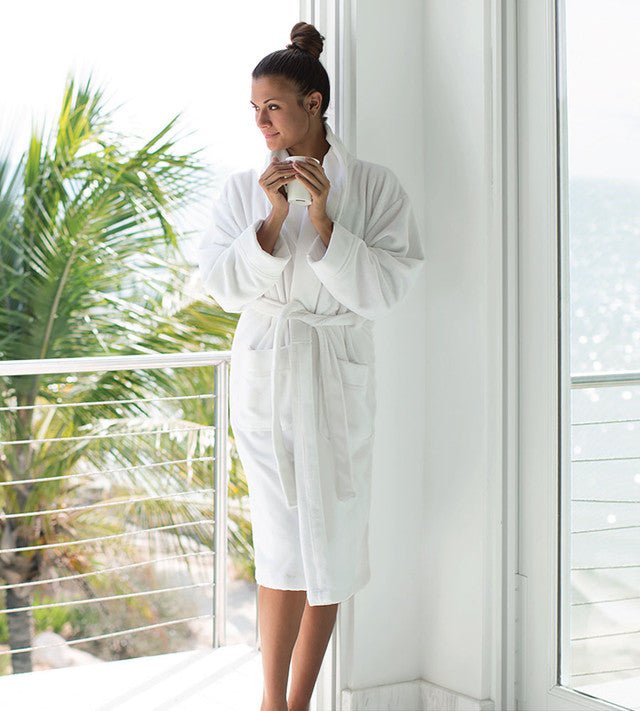 Women's Plush Bamboo Bathrobe - From Where Finds - 