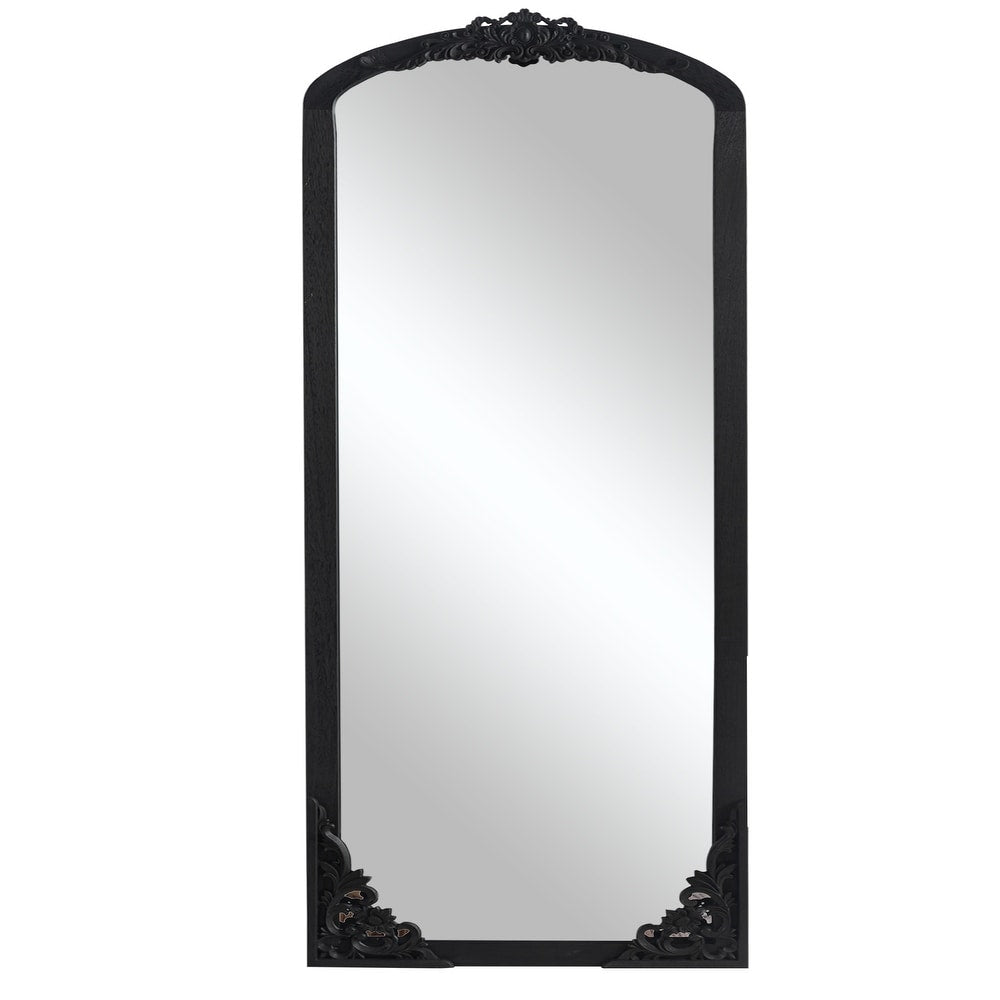 Wood Arched Standing Mirror Wall Mirror - From Where - 