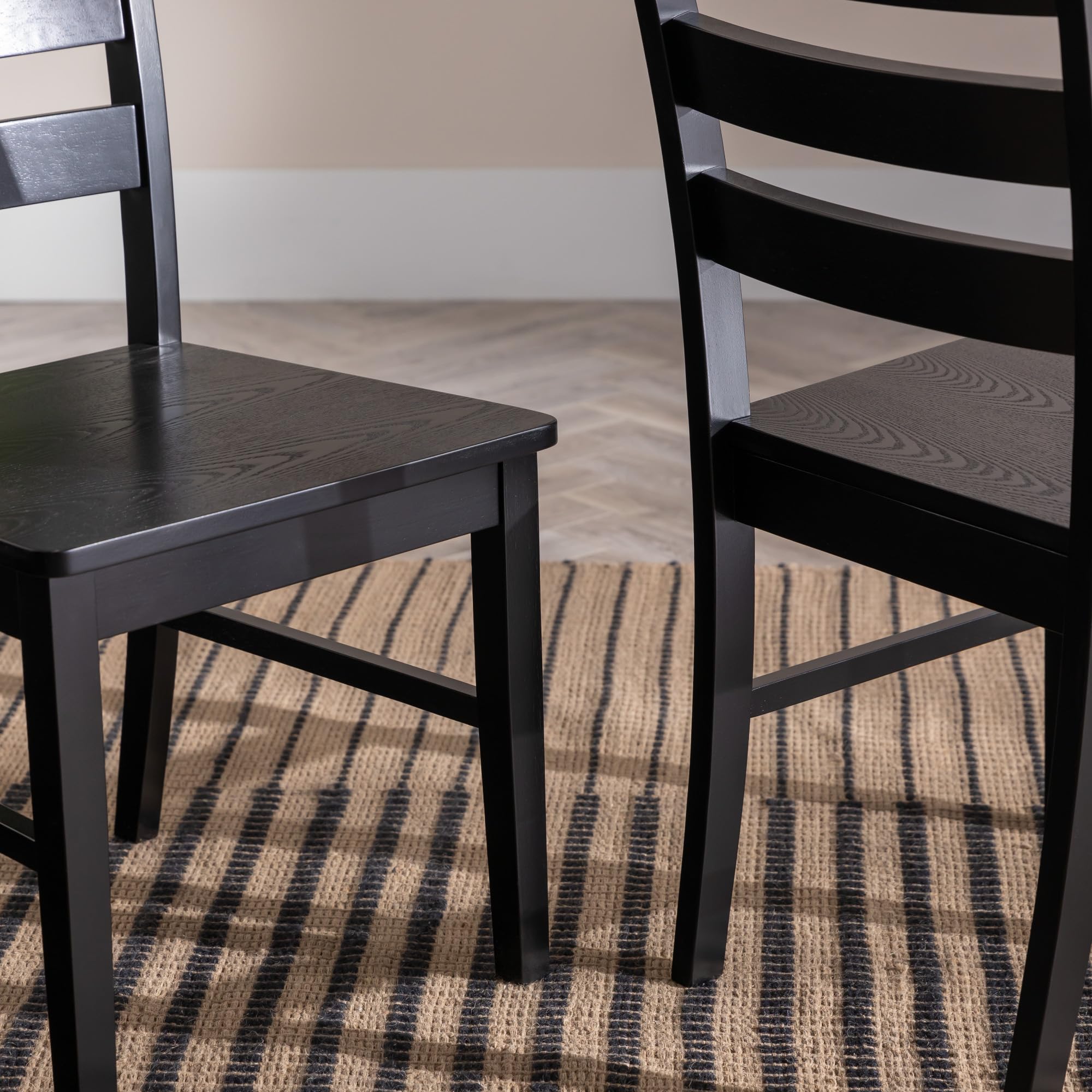 Wood Armless Dining Chairs (Set Of 2) - From Where - 