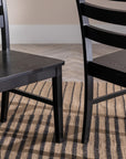 Wood Armless Dining Chairs (Set Of 2) - From Where - 