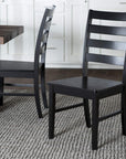 Wood Armless Dining Chairs (Set Of 2) - From Where - 