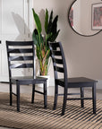 Wood Armless Dining Chairs (Set Of 2) - From Where - 
