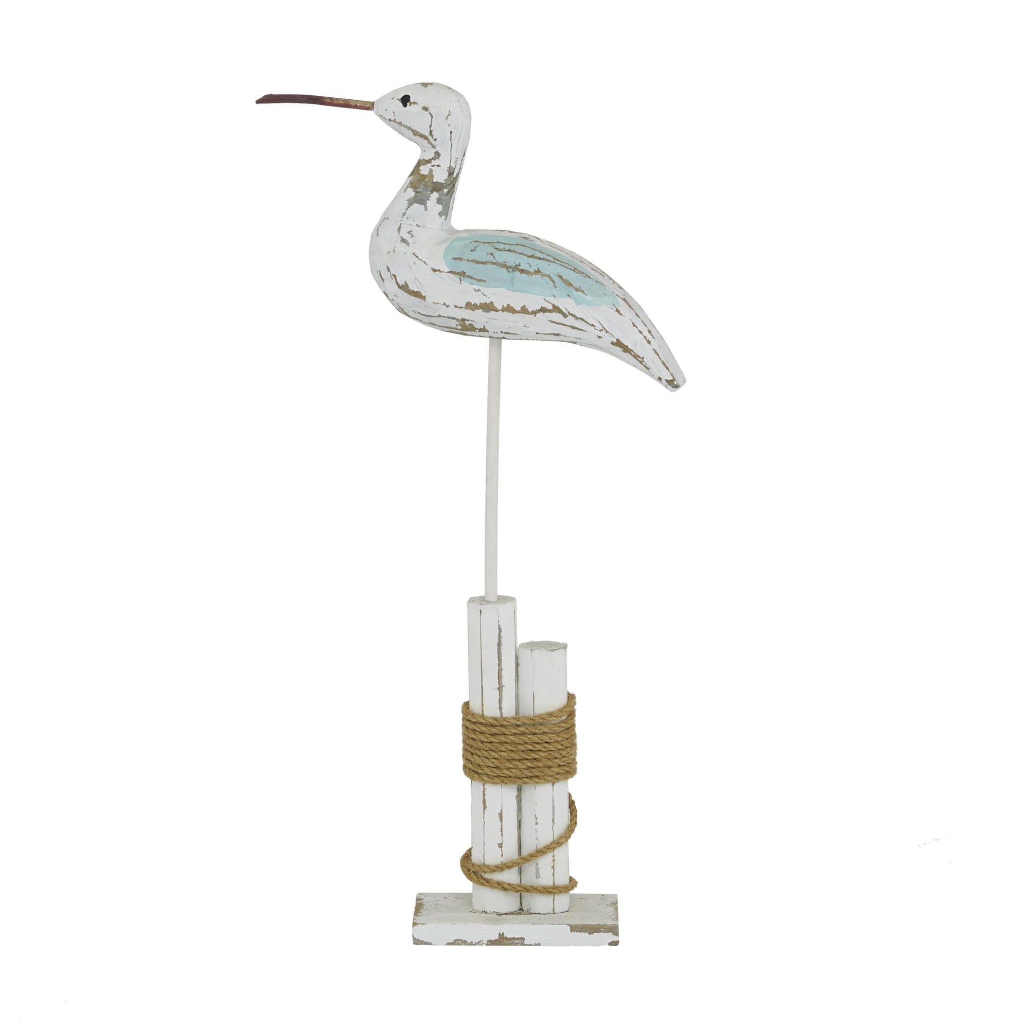 Wood Bird Decorative Sculpture - From Where - 