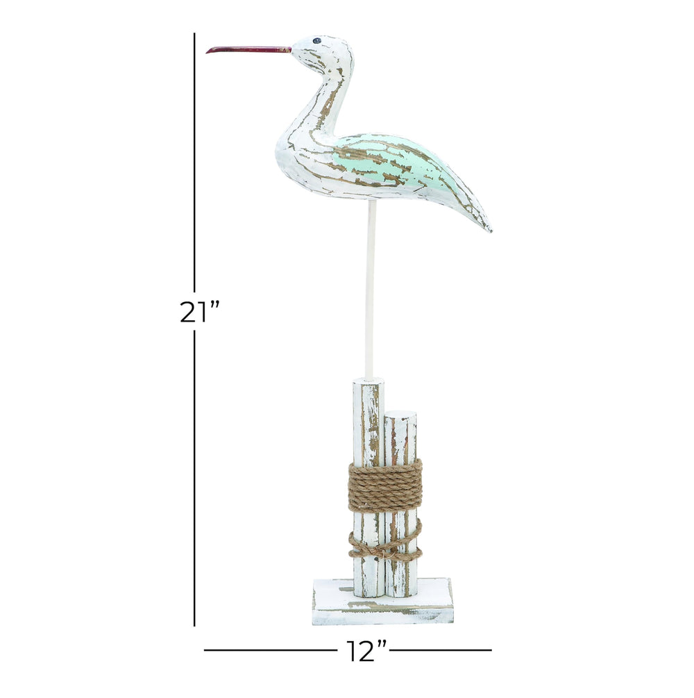 Wood Bird Decorative Sculpture - From Where - 