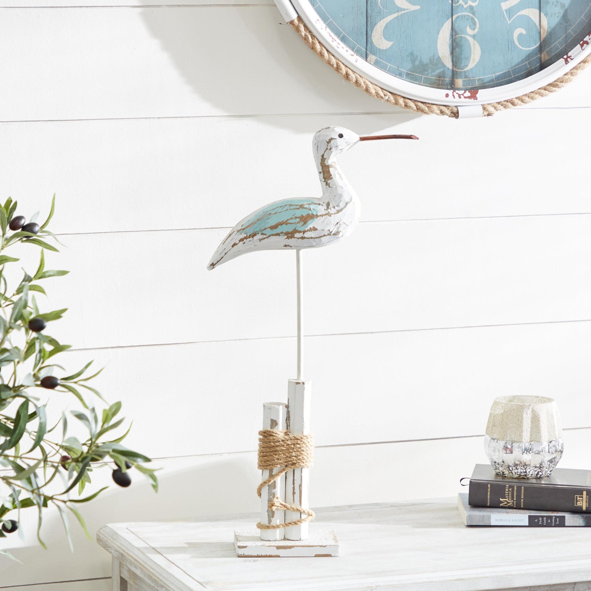 Wood Bird Decorative Sculpture - From Where - 