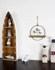 Wood Boat Shelf - From Where - 