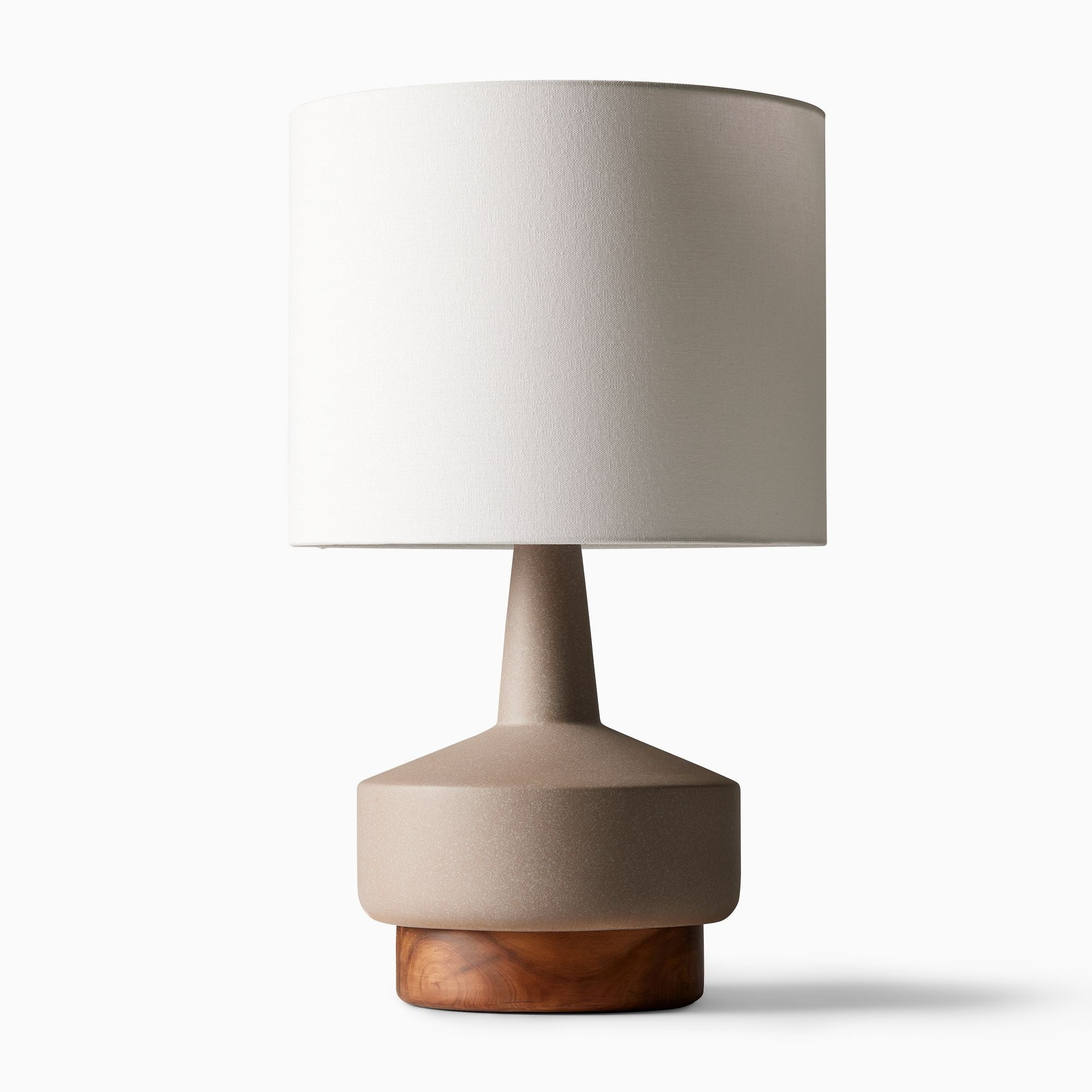 Wood & Ceramic Table Lamp - From Where Finds -