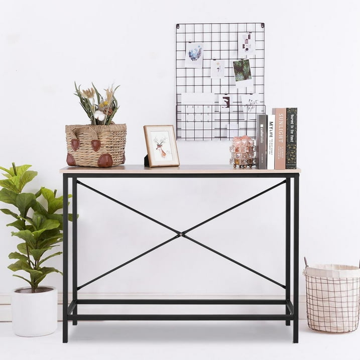 Wood Console Sofa Side Table - From Where - 