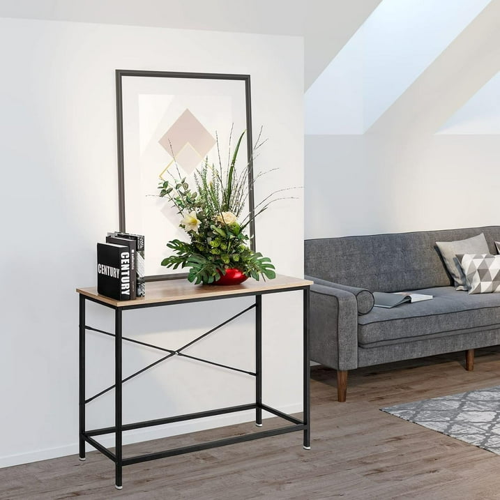 Wood Console Sofa Side Table - From Where - 