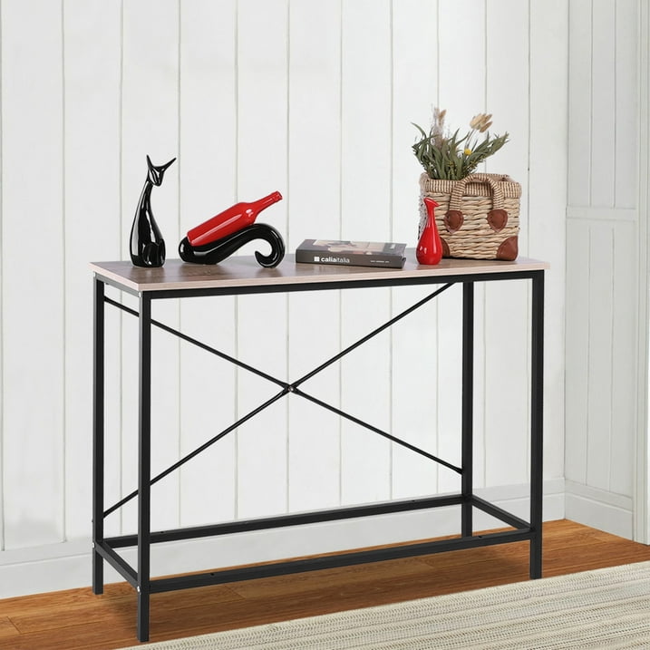 Wood Console Sofa Side Table - From Where - 