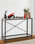 Wood Console Sofa Side Table - From Where - 