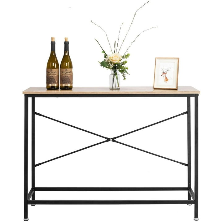 Wood Console Sofa Side Table - From Where - 