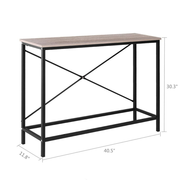 Wood Console Sofa Side Table - From Where - 