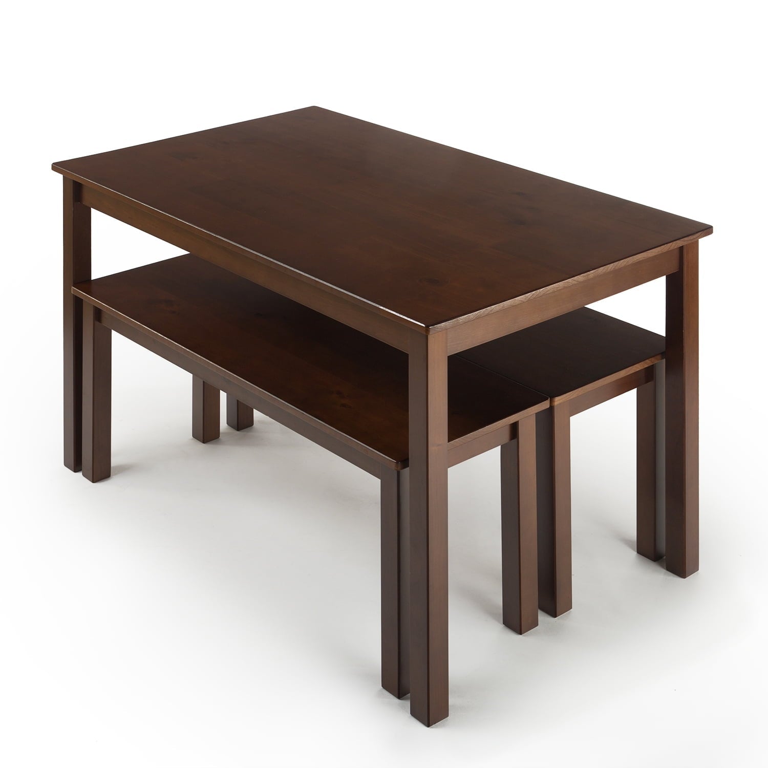 Wood Dining Table 2 Benches - From Where - 