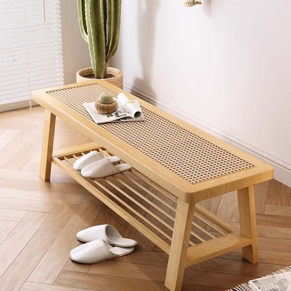 Wood Entryway Bench - From Where - 